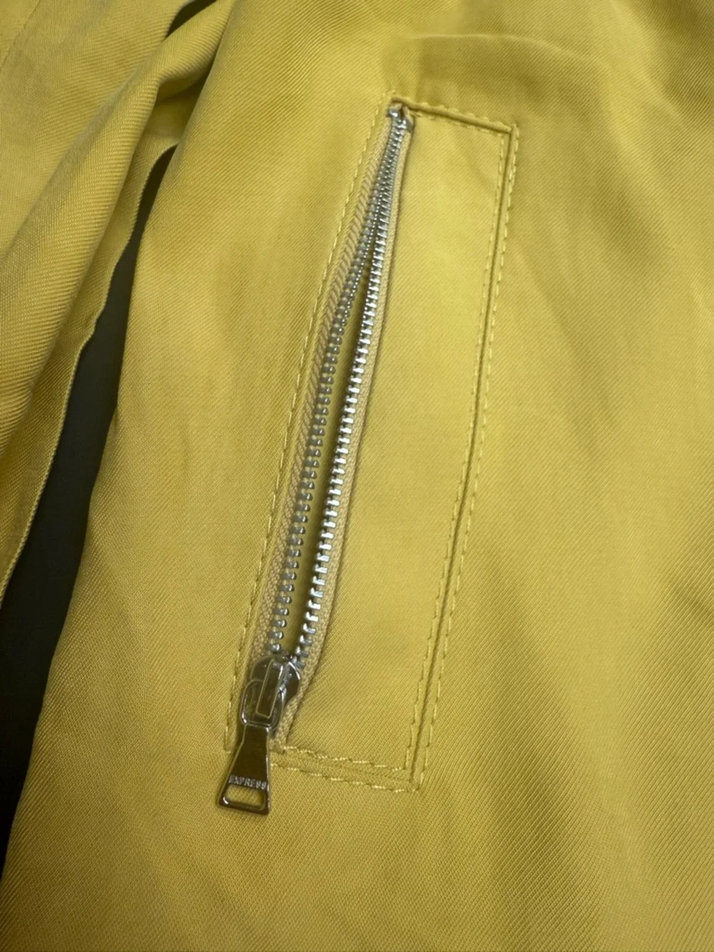 Express Mustard Yellow Lightweight Drape Jacket 🧥